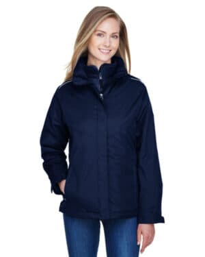 CLASSIC NAVY 78205 ladies' region 3-in-1 jacket with fleece liner