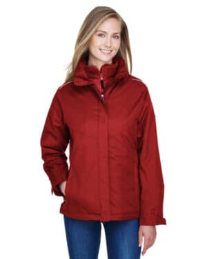 CLASSIC RED 78205 ladies' region 3-in-1 jacket with fleece liner