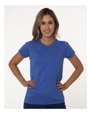 TRI DENIM Bayside 5810 women's usa-made triblend t-shirt
