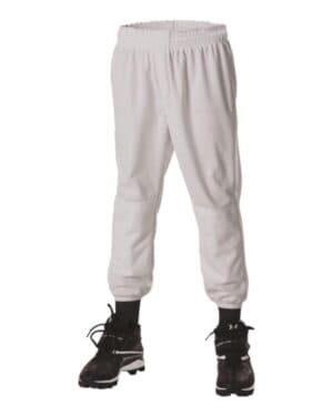 GREY Alleson athletic LLBDK2 youth pull-up baseball pants