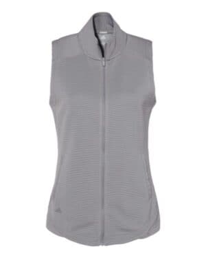 Adidas A417 women's textured full-zip vest