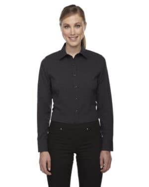 CARBON HEATHER North end 78802 ladies' mlange performance shirt