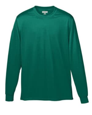 DARK GREEN Augusta sportswear 788 adult wicking long-sleeve t-shirt