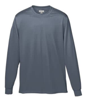 GRAPHITE Augusta sportswear 788 adult wicking long-sleeve t-shirt