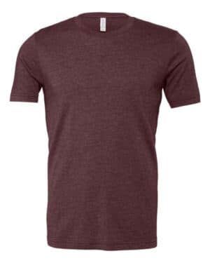 HEATHER MAROON Bella canvas 3001CVC cvc jersey tee
