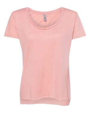 DESERT PINK Next level 5030 women's festival scoop neck t-shirt