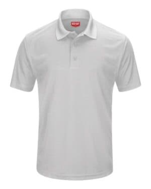 SILVER SK96 short sleeve performance knit pocketless core polo