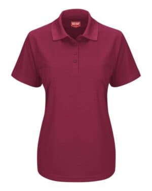 SK97 women's short sleeve performance knit pocketless core polo