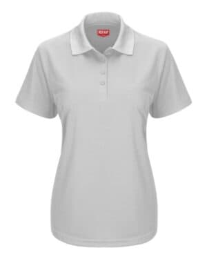 SILVER SK97 women's short sleeve performance knit pocketless core polo