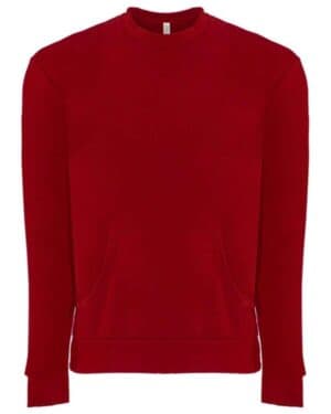 Next level 9001 santa barbara pocket crewneck sweatshirt