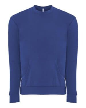 ROYAL Next level 9001 santa barbara pocket crewneck sweatshirt