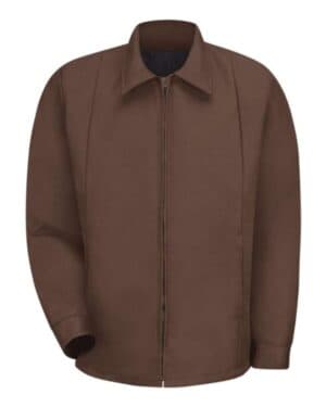 BROWN Red kap JT50T perma-lined panel jacket-tall sizes