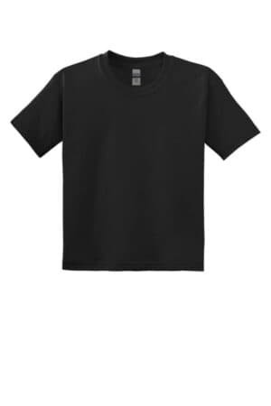 BLACK 8000B gildan youth dryblend 50 cotton/50 poly t-shirt