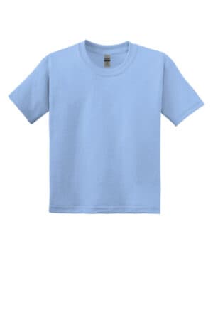 LIGHT BLUE 8000B gildan youth dryblend 50 cotton/50 poly t-shirt