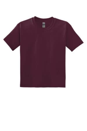 MAROON 8000B gildan youth dryblend 50 cotton/50 poly t-shirt