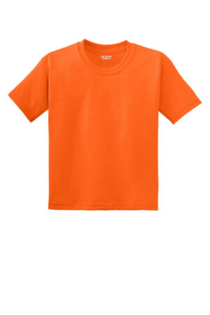 S. ORANGE 8000B gildan youth dryblend 50 cotton/50 poly t-shirt