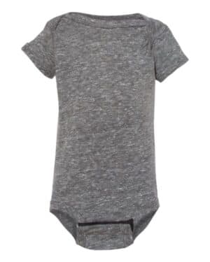 SMOKE MELANGE Rabbit skins 4491 infant harborside mlange bodysuit