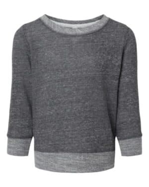 SMOKE MELANGE Rabbit skins 3379 toddler harborside mlange french terry crew