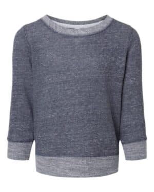 Rabbit skins 3379 toddler harborside mlange french terry crew