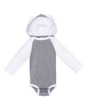 4418 fine jersey infant character hooded long sleeve bodysuit with ears