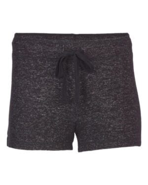 BLACK HEATHER Boxercraft L11 women's cuddle fleece shorts