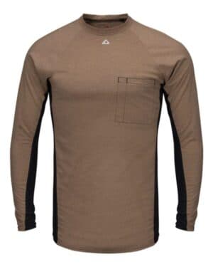 MPS8 long sleeve fr two-tone base layer with concealed chest pocket-excel fr