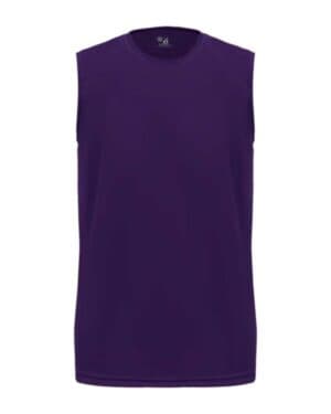 PURPLE Badger 2130 youth b-core sleeveless t-shirt