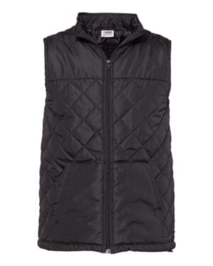 BLACK Badger 7666 women's quilted vest