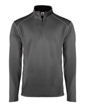 Badger 4438 money mesh quarter-zip pullover