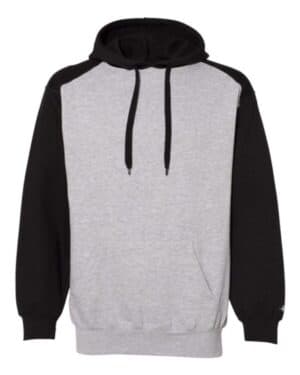 OXFORD/ BLACK Badger 1249 sport athletic fleece hooded sweatshirt