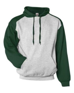 OXFORD/ FOREST Badger 1249 sport athletic fleece hooded sweatshirt
