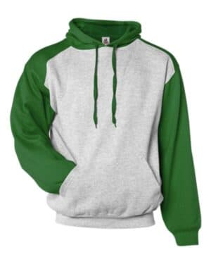 OXFORD/ KELLY Badger 1249 sport athletic fleece hooded sweatshirt
