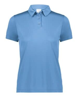 COLUMBIA BLUE Augusta sportswear 5019 women's vital polo