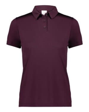 MAROON Augusta sportswear 5019 women's vital polo
