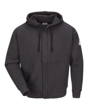 CHARCOAL Bulwark SEH4 zip-front hooded sweatshirt