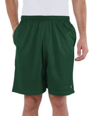 ATHLTIC DK GREEN Champion 81622 adult mesh short with pockets