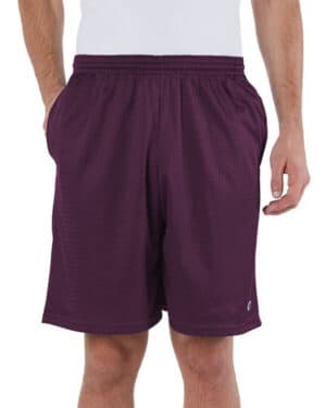 MAROON Champion 81622 adult mesh short with pockets