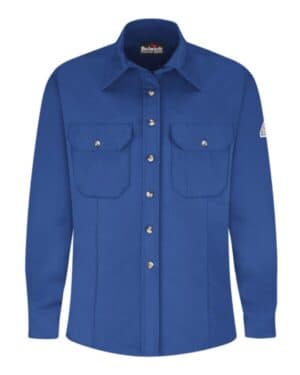 ROYAL BLUE SLU3 women's dress uniform shirt-excel fr comfortouch