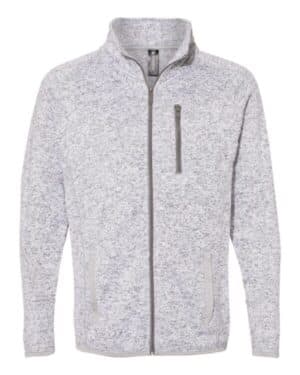 HEATHER GREY Burnside 3901 sweater knit jacket