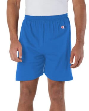 ROYAL BLUE Champion 8187 adult cotton gym short