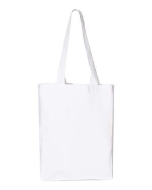 WHITE Q-tees Q1000 12l gussetted shopping bag