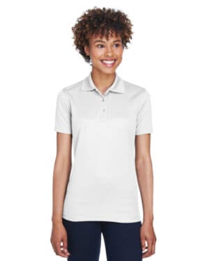 WHITE Ultraclub 8210L ladies' cool & dry mesh piqupolo