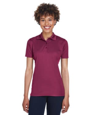 MAROON Ultraclub 8210L ladies' cool & dry mesh piqupolo