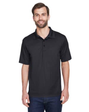 Ultraclub 8210T men's tall cool & dry mesh piqu polo