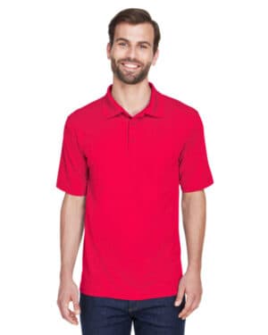 RED Ultraclub 8210T men's tall cool & dry mesh piqu polo