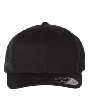 BLACK Flexfit 110M 110 mesh-back cap