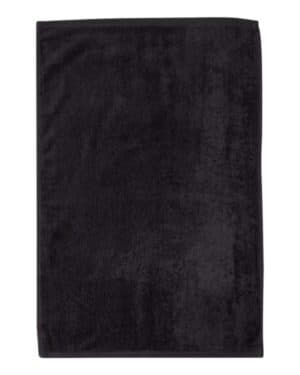 BLACK Q-tees T300 deluxe hemmed hand towel