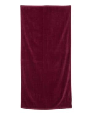 MAROON Q-tees QV3060 velour beach towel