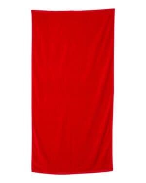 RED Q-tees QV3060 velour beach towel