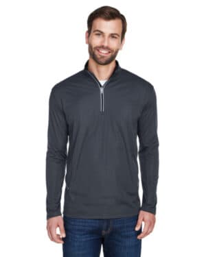 Ultraclub 8230 men's cool & dry sport quarter-zip pullover